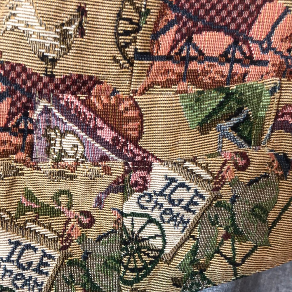 Woman’s spring Easter Baxter & wells Y2k fall preppy old stock Carousel Vest - Picture 7 of 10